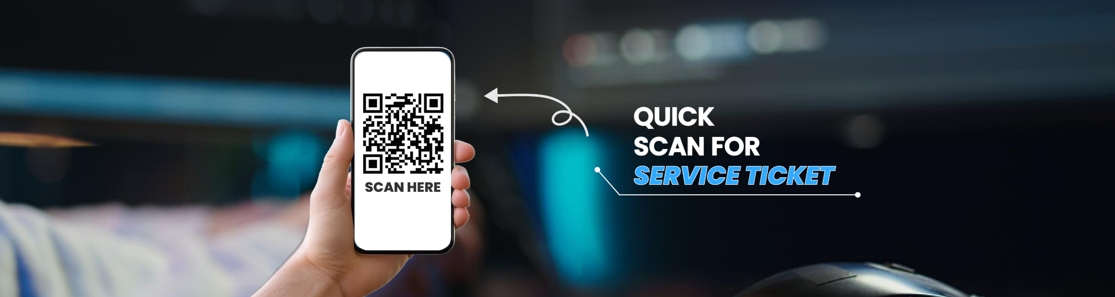 Service Ticket QR