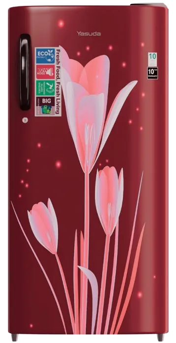 200 Ltr Single Door Refrigerator (Red Lily) Image