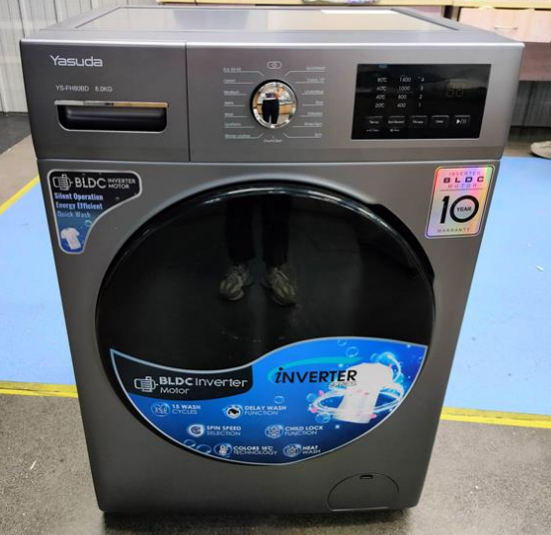 YASUDA 8Kg Front Load Washing Machine | 1400 RPM