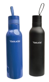 750ML Sports Bottle Black and Blue Colour