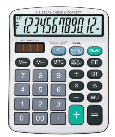 Yasuda YS-656 Business Calculator 